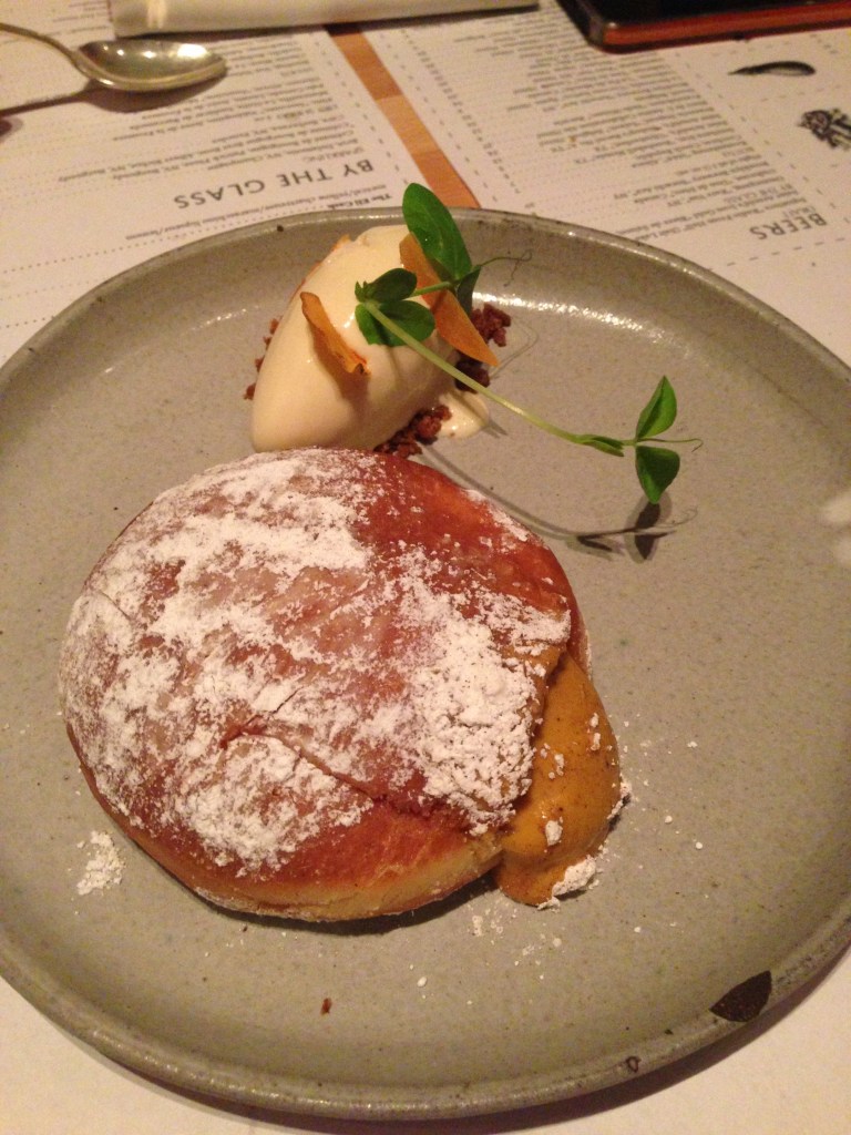 Carrot Cake Donut + Caramelized Cream Cheese Ice Cream